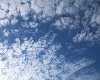 altocumulus cloud abstract